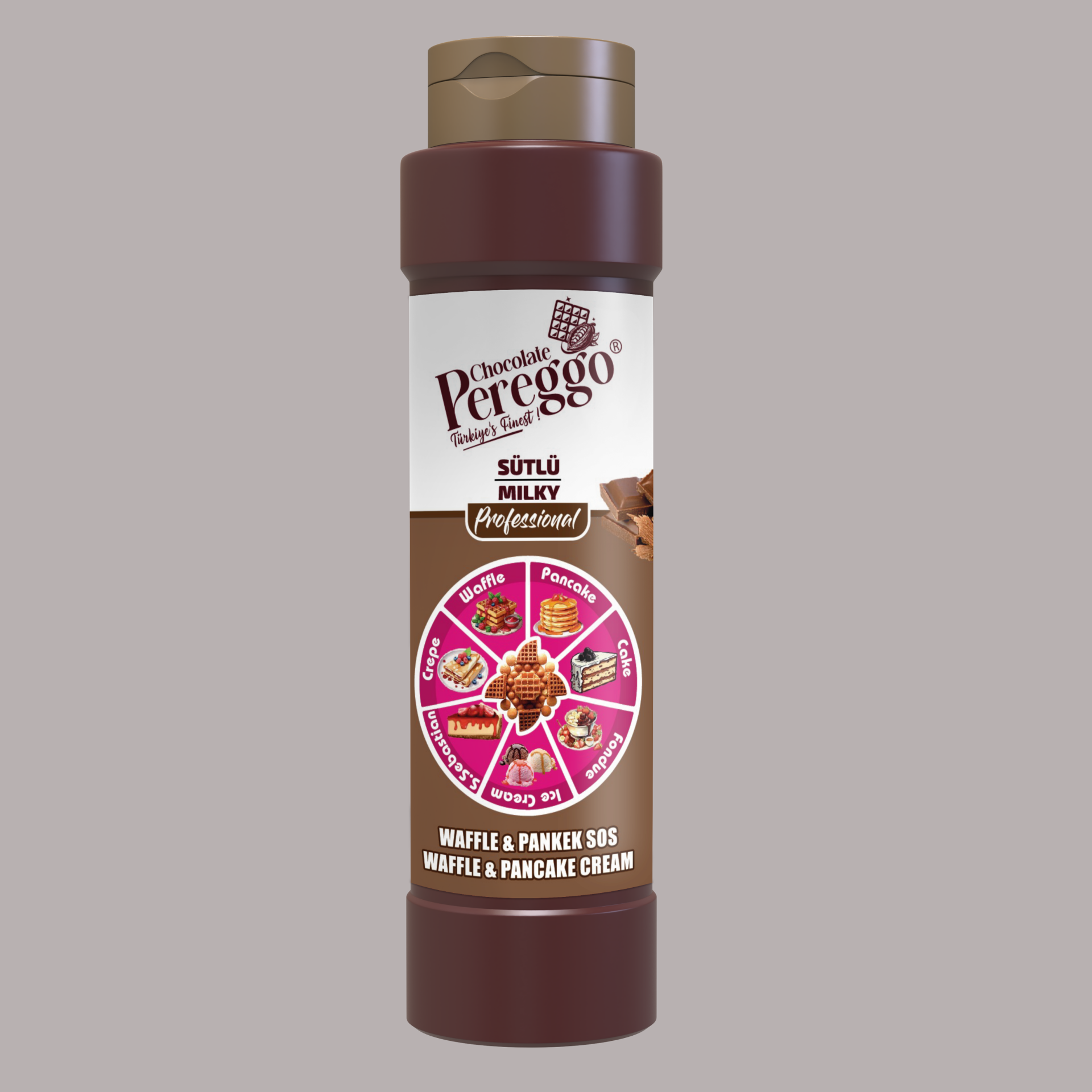 Sütlü Waffle Sosu (800 gr)