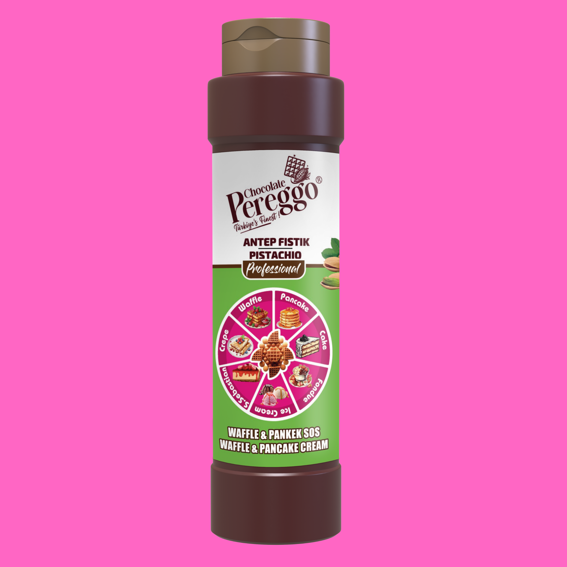Antep Fıstık  Waffle Sosu (800 gr)