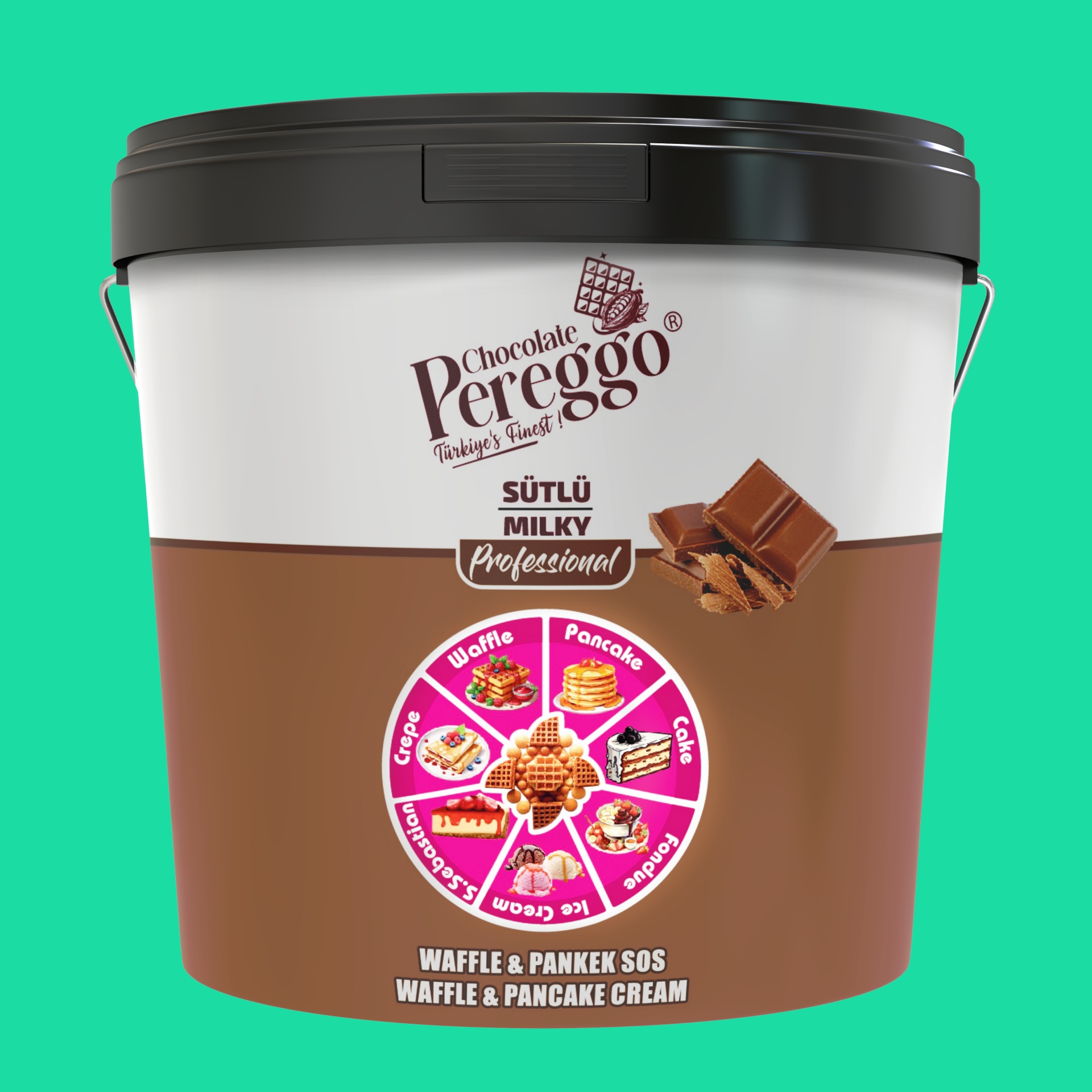 Sütlü Waffle Sosu (10 kg)