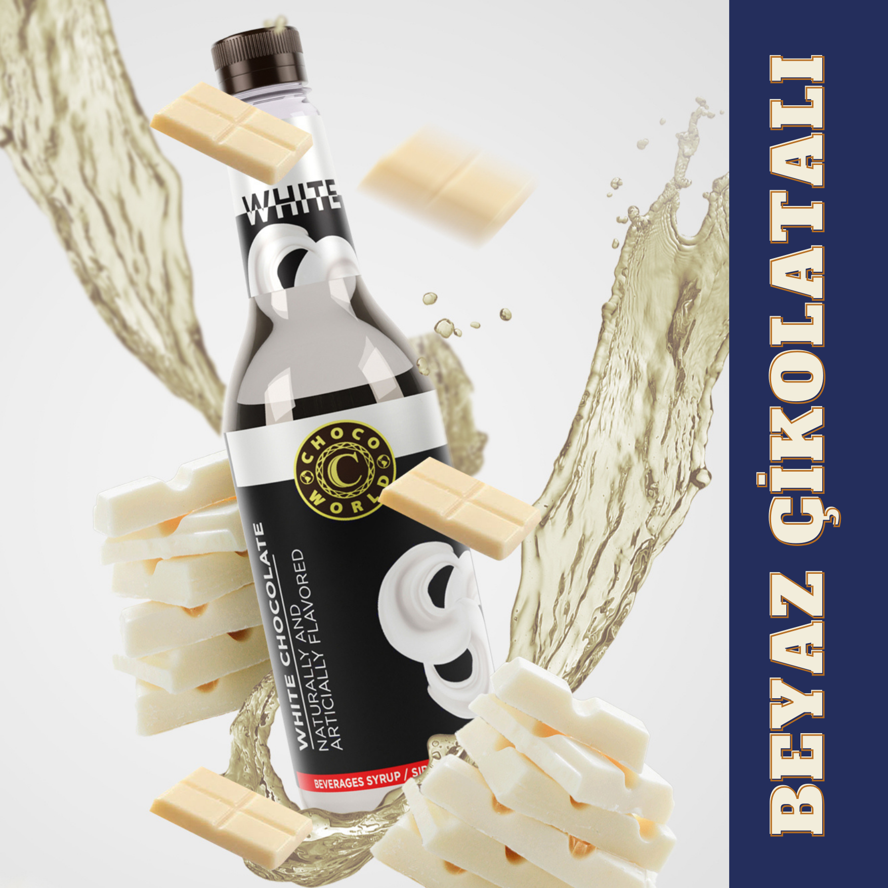 Beyaz Çikolatalı (White Chocolate) Şurup (750ml)