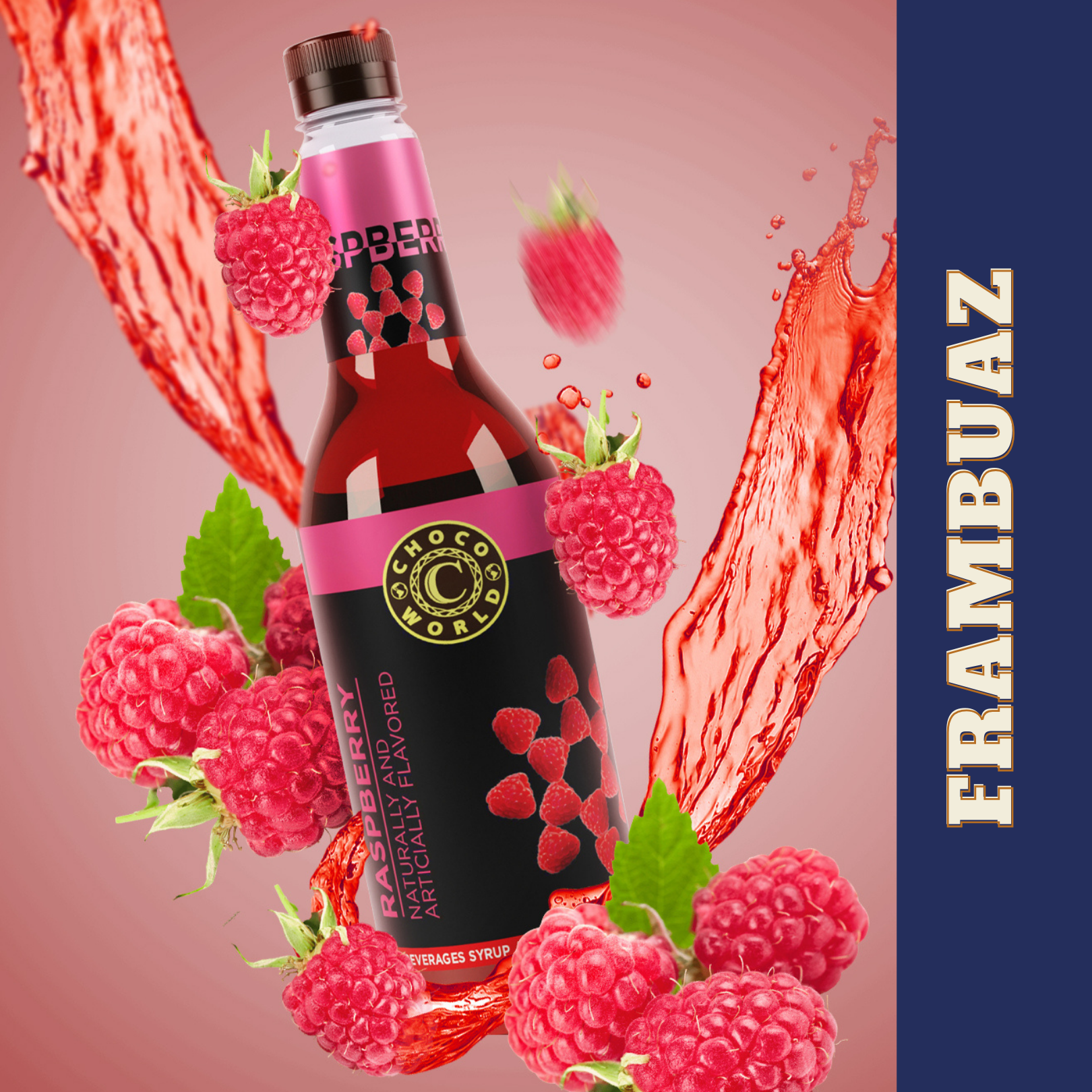 Frambuaz (Raspberry) Şurup (750ml)