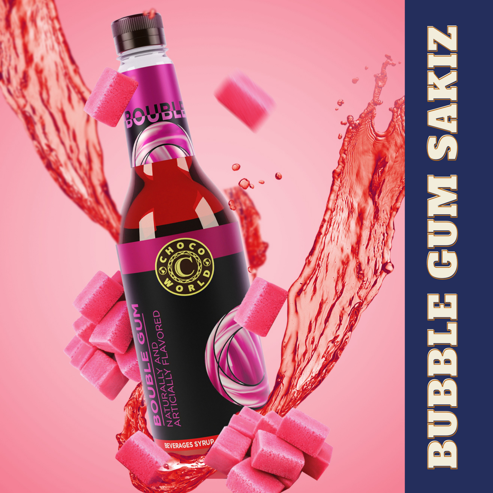 Bubble Gum Sakız Şurup (750ml)