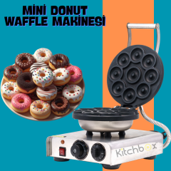 Kitchbox Mini Donut Waffle Makinesi