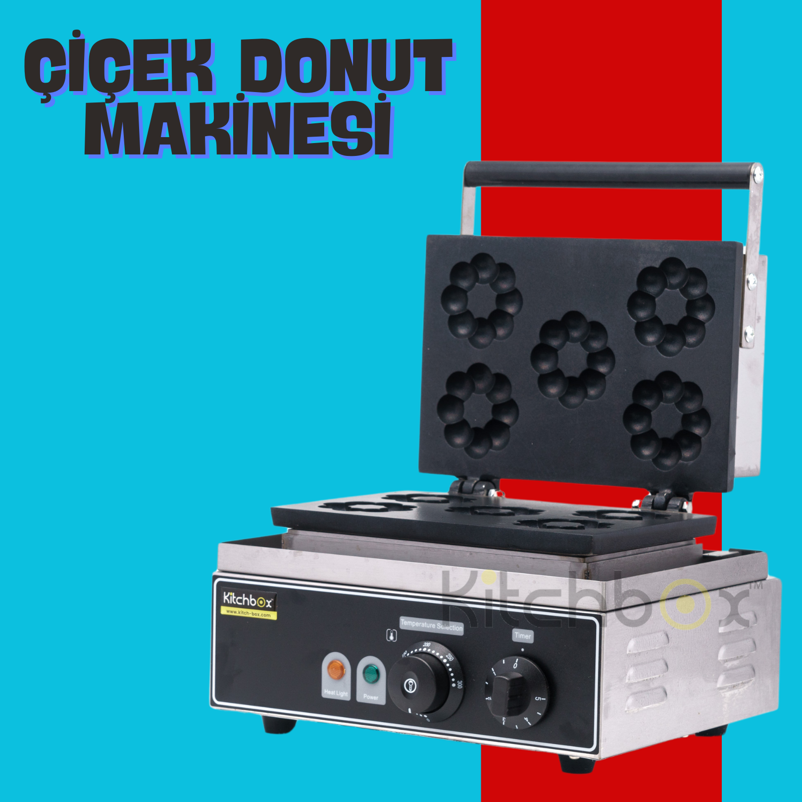 Kitchbox Çiçek Donut Makinesi