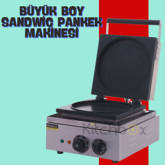 Kitchbox Büyük Boy Sandviç Pankek Makinesi
