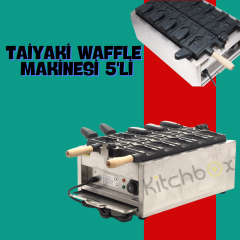 Kitchbox Taiyaki Waffle Makinesi 5'li