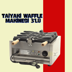 Kitchbox Taiyaki Waffle Makinesi 3'lü