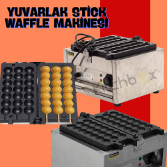 Kitchbox Yuvarlak Stick Waffle Makinesi