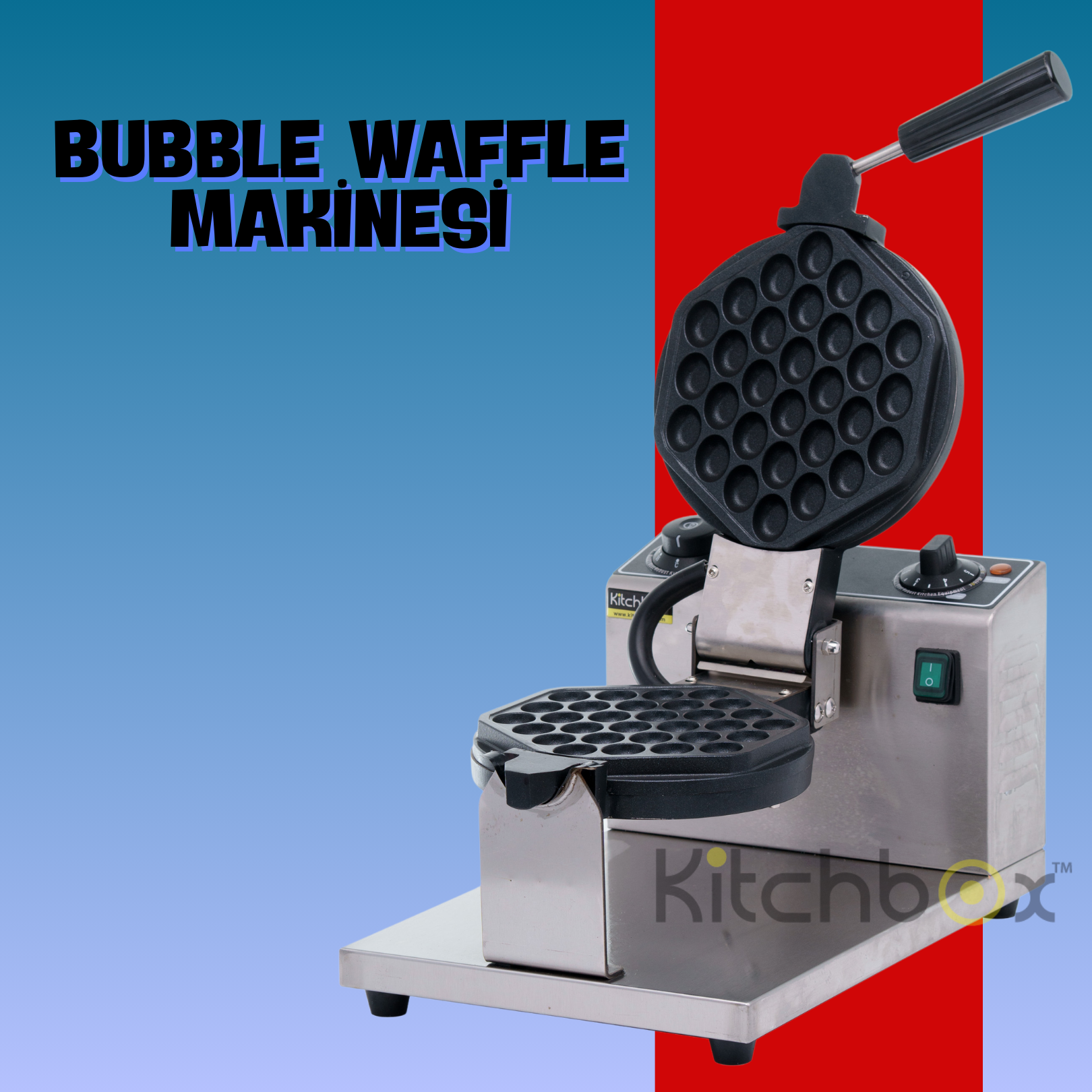Kitchbox Bubble Waffle Makinesi