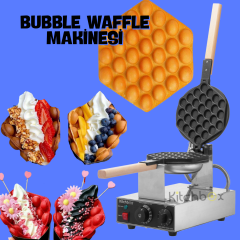 Kitchbox Bubble Waffle Makinesi