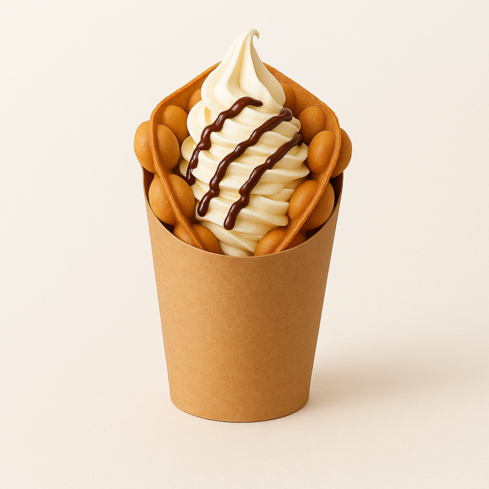 Bubble Waffle Bardağı, Kutusu (1.000 Adet)