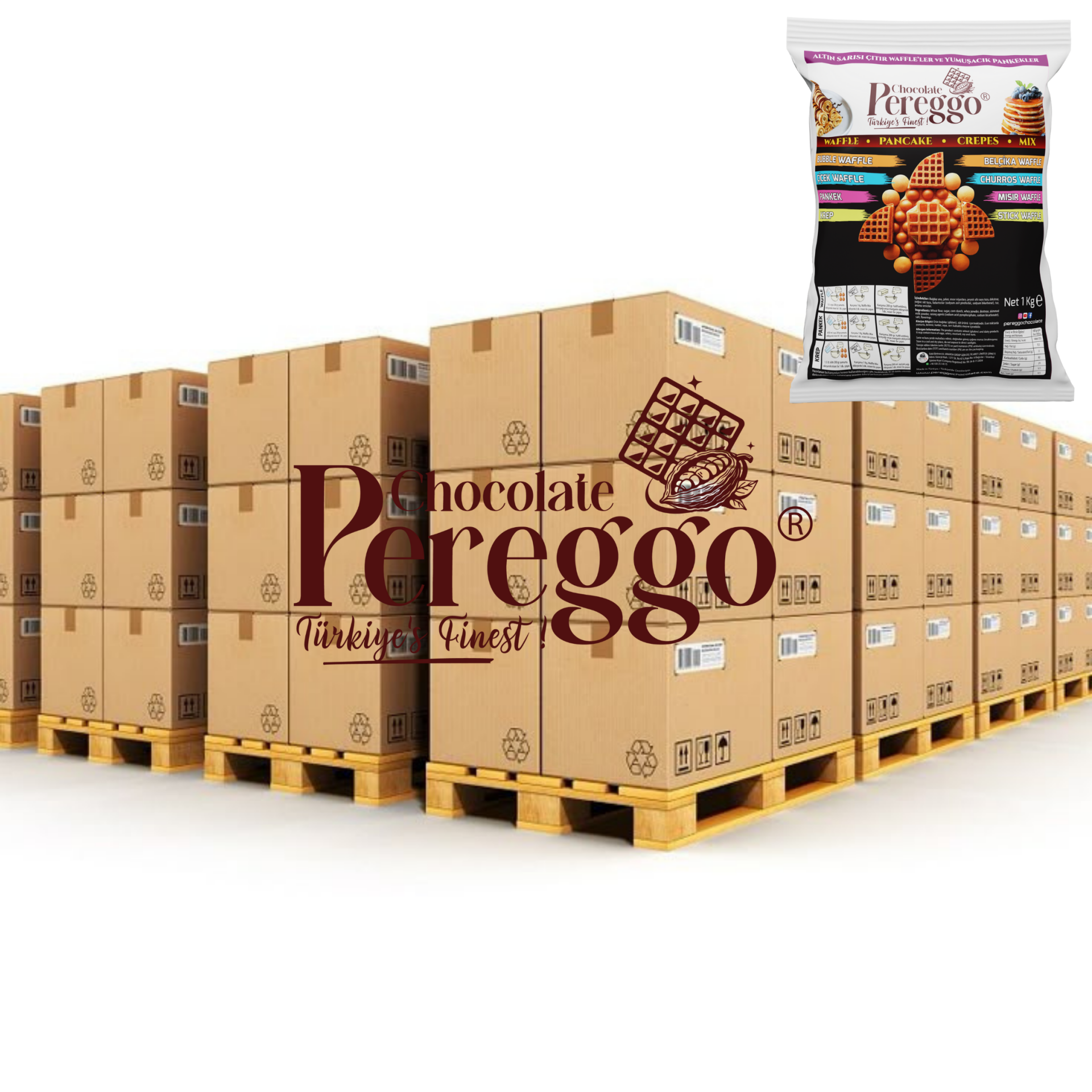 Waffle, Pankek Mix (648kg)