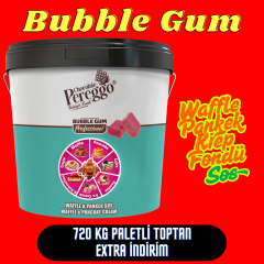 Bubble Gum Waffle, Pankek Sos (720kg)