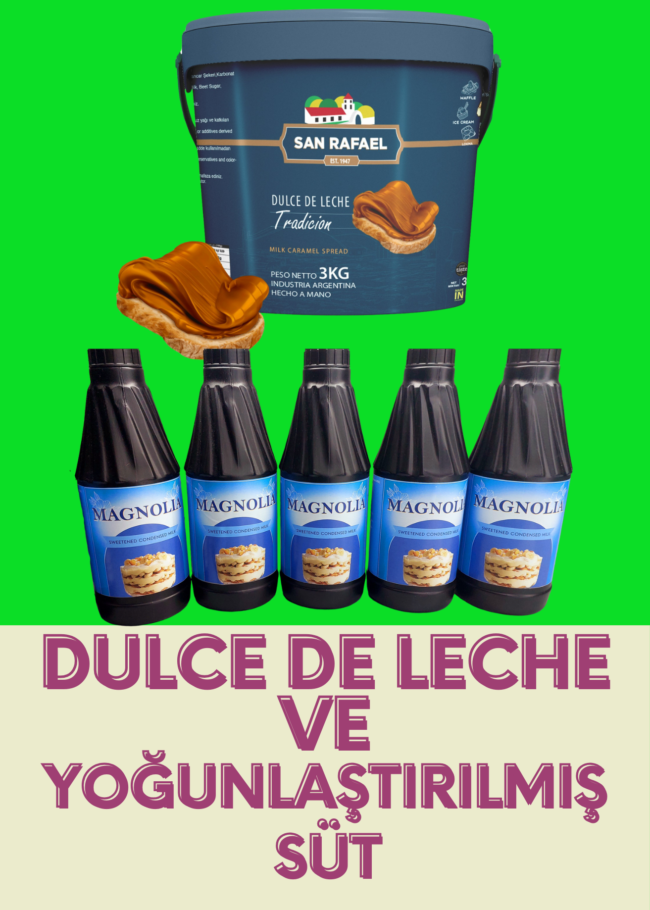 Konsantre Süt, Dulce de leche