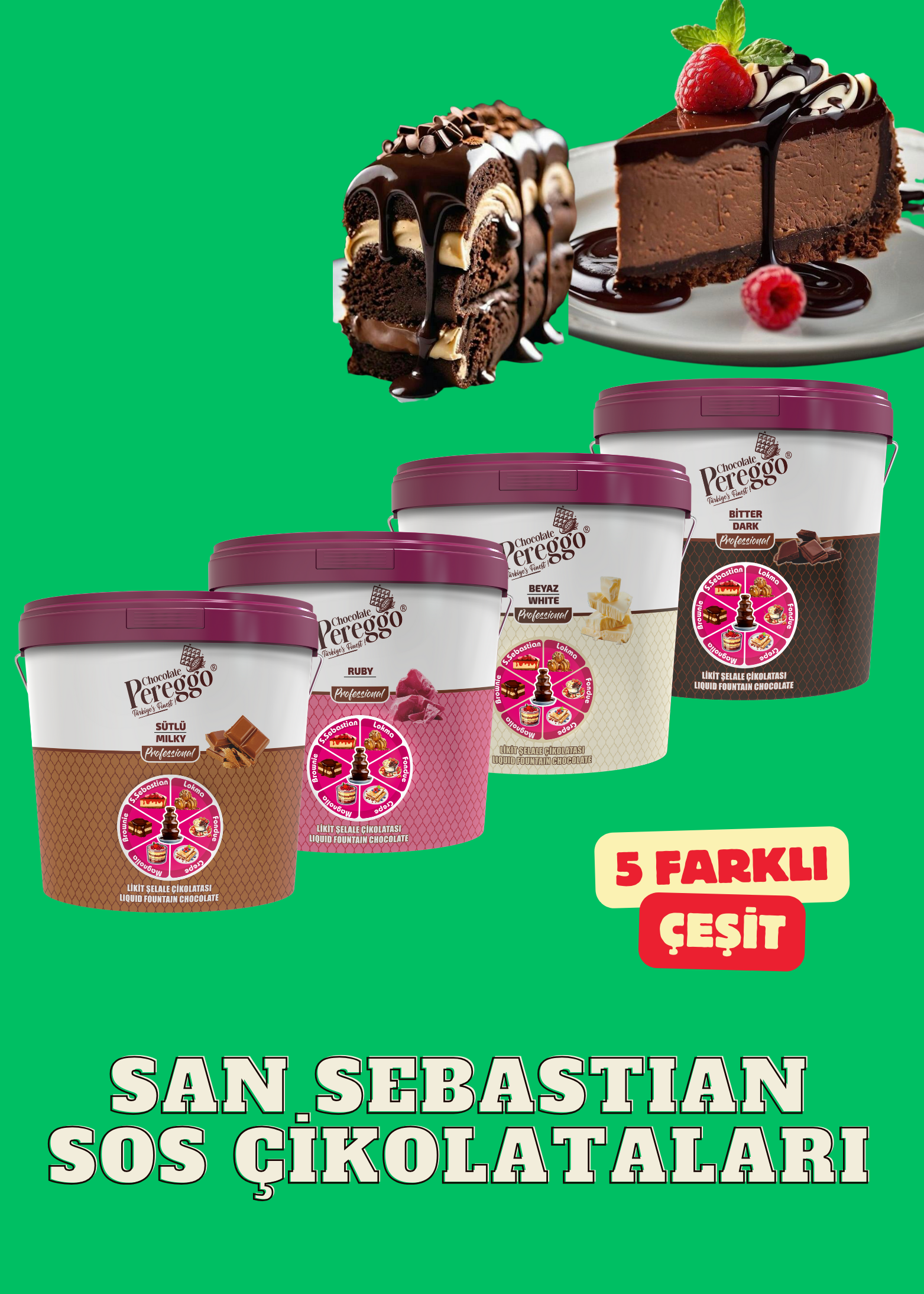 San sebastian çikolata sosu